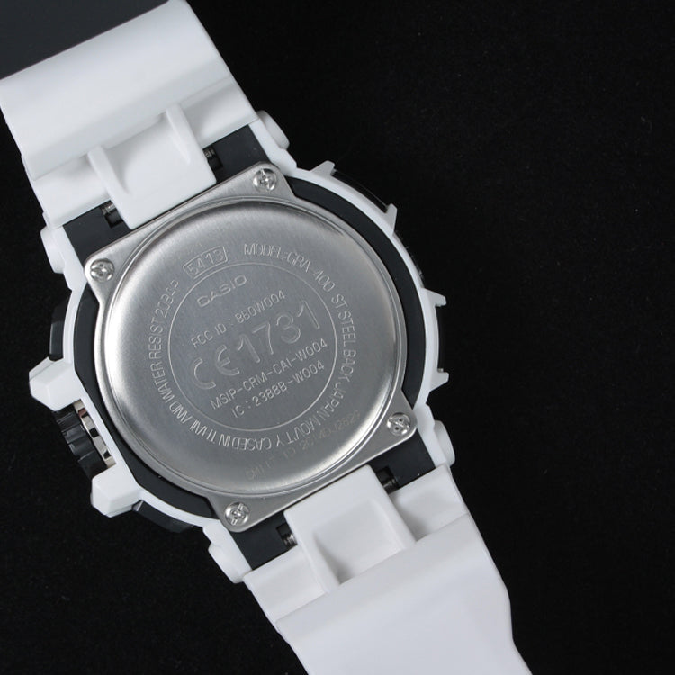 G-SHOCK WATERPROOF SPORTS SHOCKPROOF MENS WHITE ANALOG GBA-400-7C
