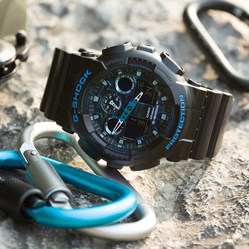 WATERPROOF SPORTS MENS GA-100CB-1A