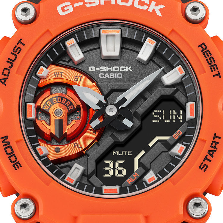 WATERPROOF SPORTS SHOCKPROOF MENS ANALOG/DIGITAL COMBO GA-2200M-4APR