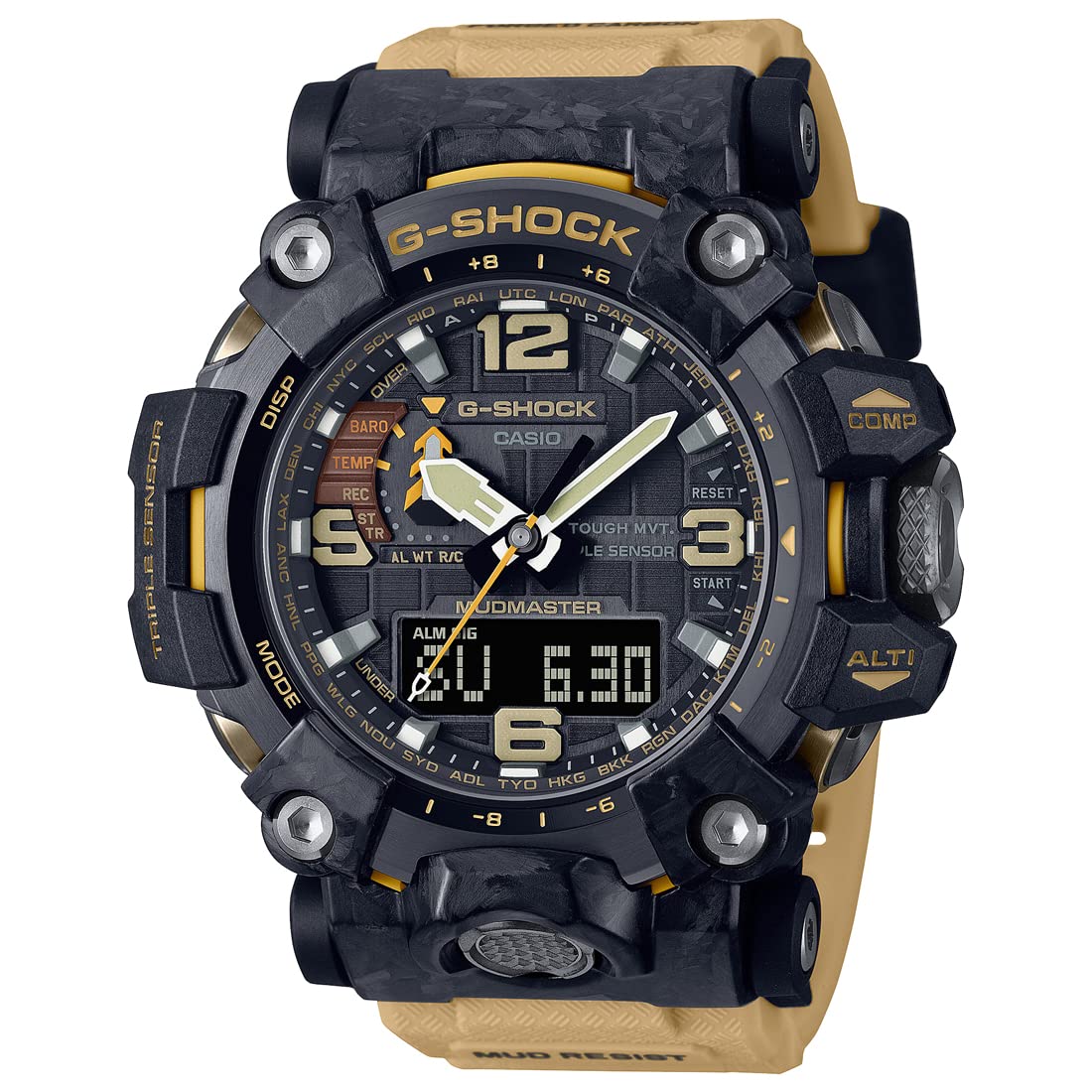 Analog-Digital Gray Dial Men's Watch-GWG-2000-1A5DR