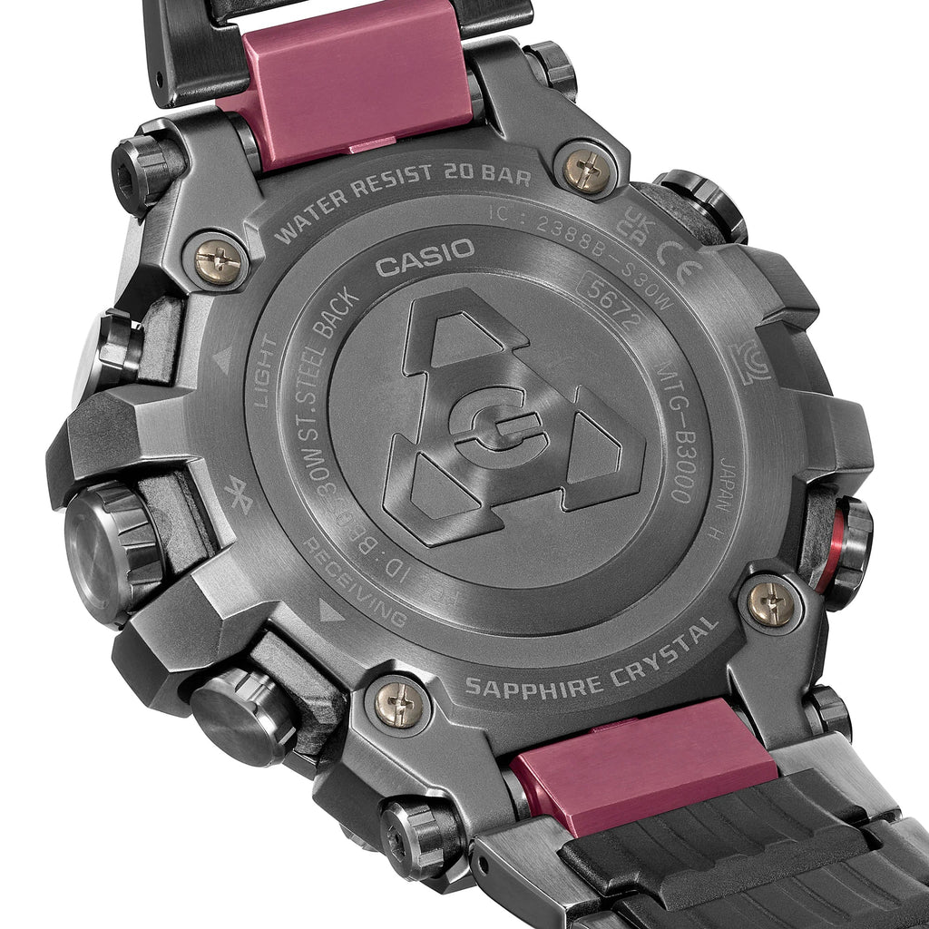 MTG MTGB3000BD1A Dark Grey Bordeaux IP Red Bluetooth Watch