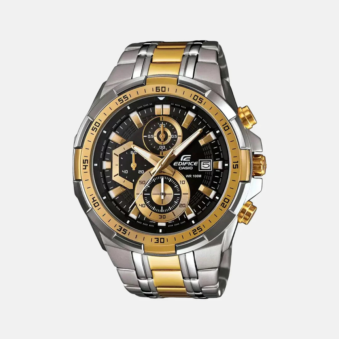Men’s EFR-537SG-1AVCF Neon Illuminator Two-Tone Stainless Steel Watch