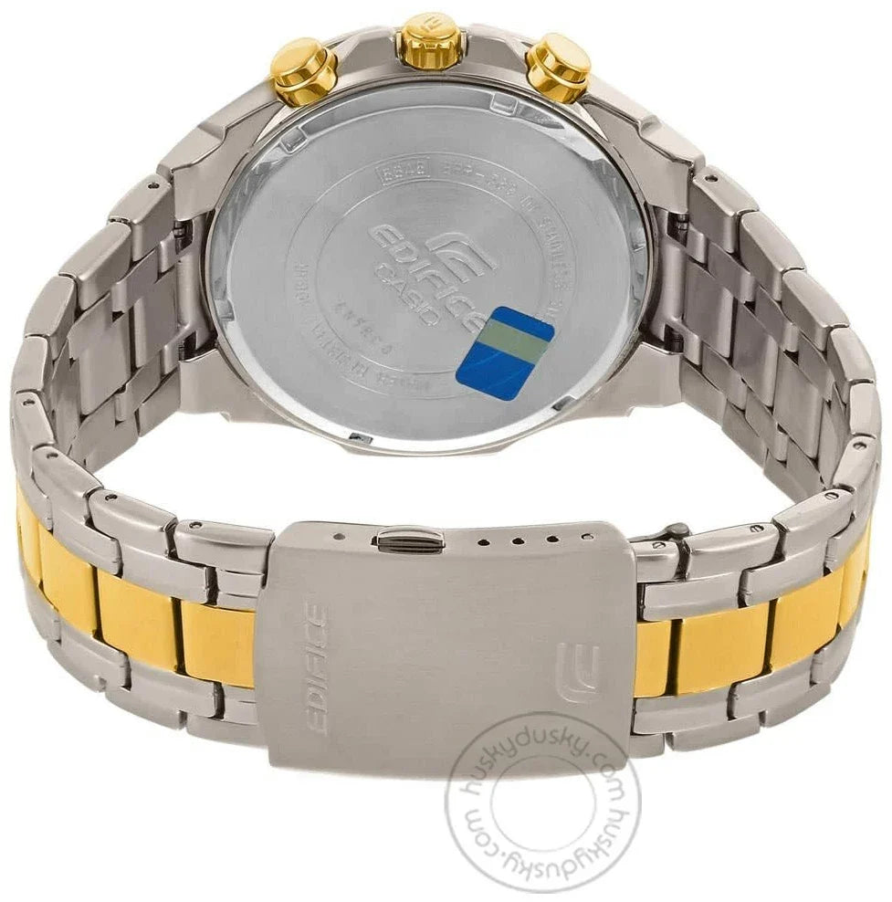 Men’s EFR-537SG-1AVCF Neon Illuminator Two-Tone Stainless Steel Watch