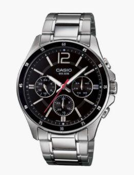 ENTICER MEN MTP-1374D-1AVDF - A832 : Silver Multi-Dial - Men's Watch