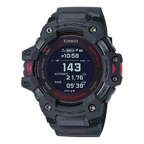 Waterproof Sports Shockproof Solar Powered Mens Black Digital GBD-H1000-8PRD